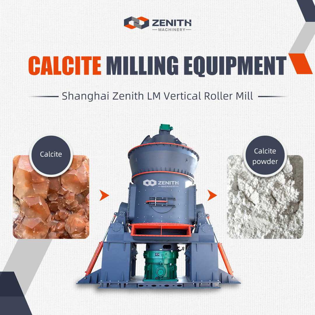 Zenith LM Vertical Grinding Mill installed in an industrial plant setting